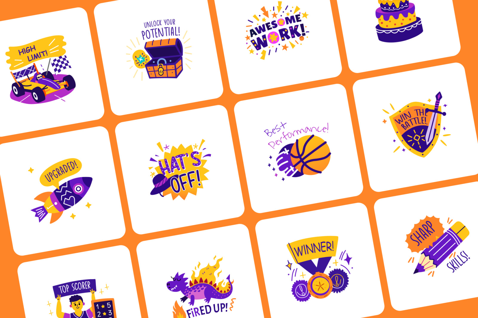 Achievement Stickers Achievement Stickers