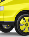 Electric Box Truck Mockup - Half Side View