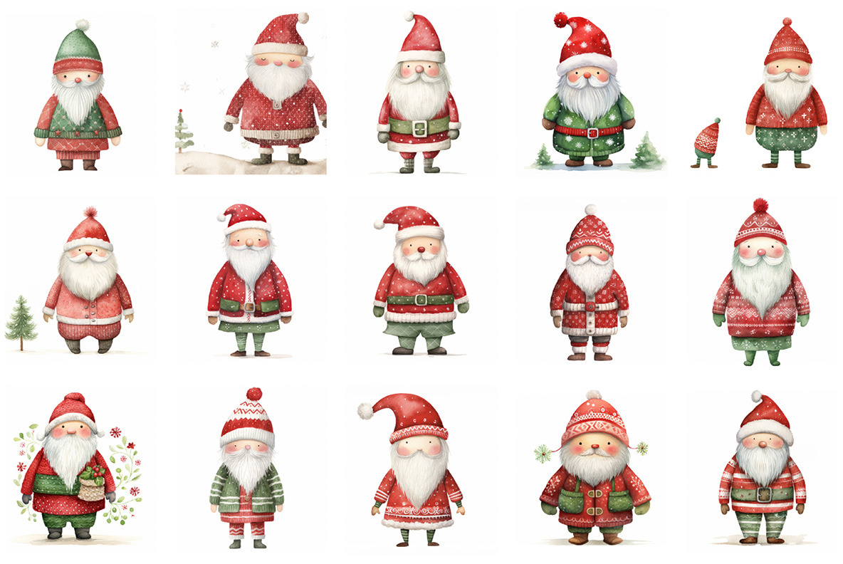 Cute Santa - 44 images Cute Santa - 44 images