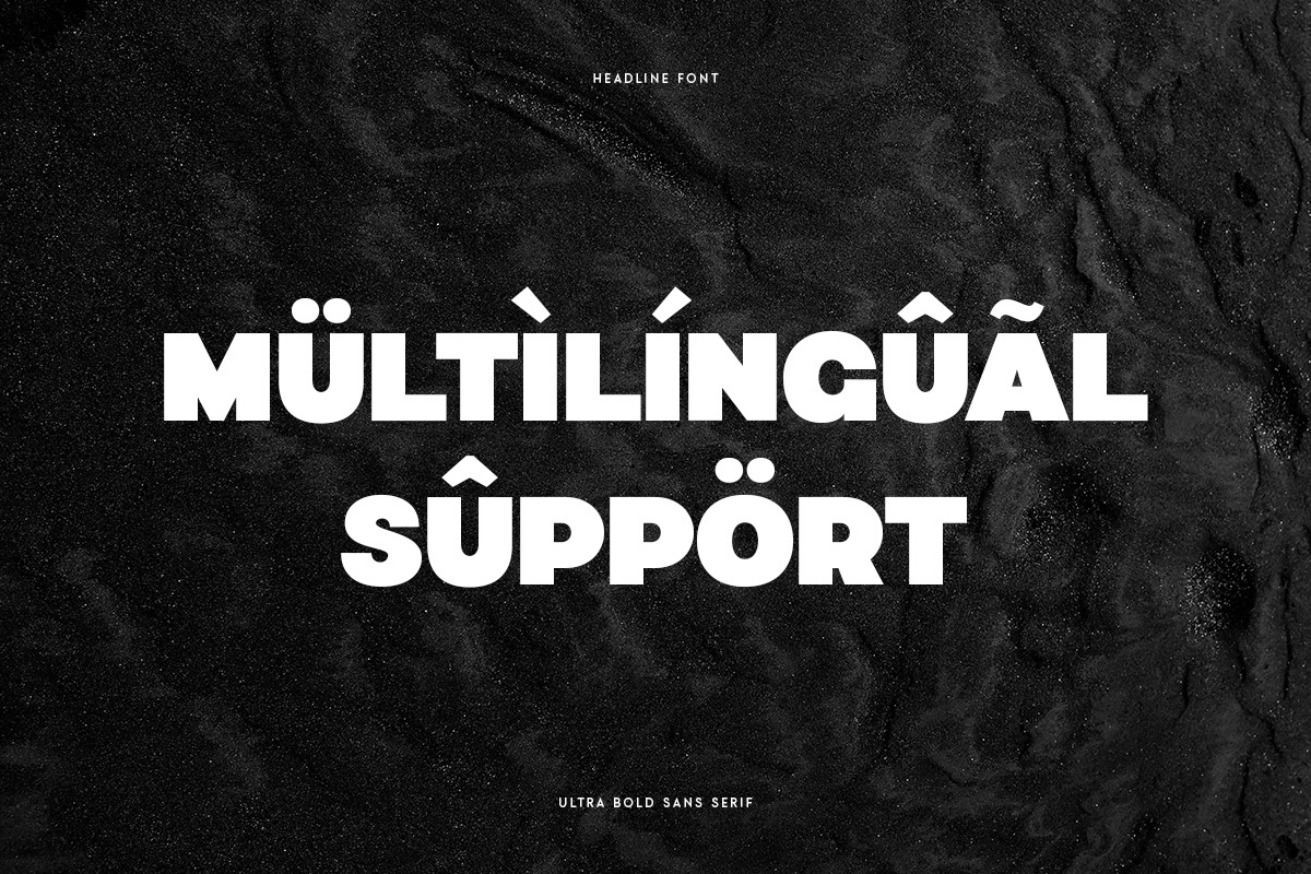 HEADLINE - Ultra Bold Sans Serif HEADLINE - Ultra Bold Sans Serif