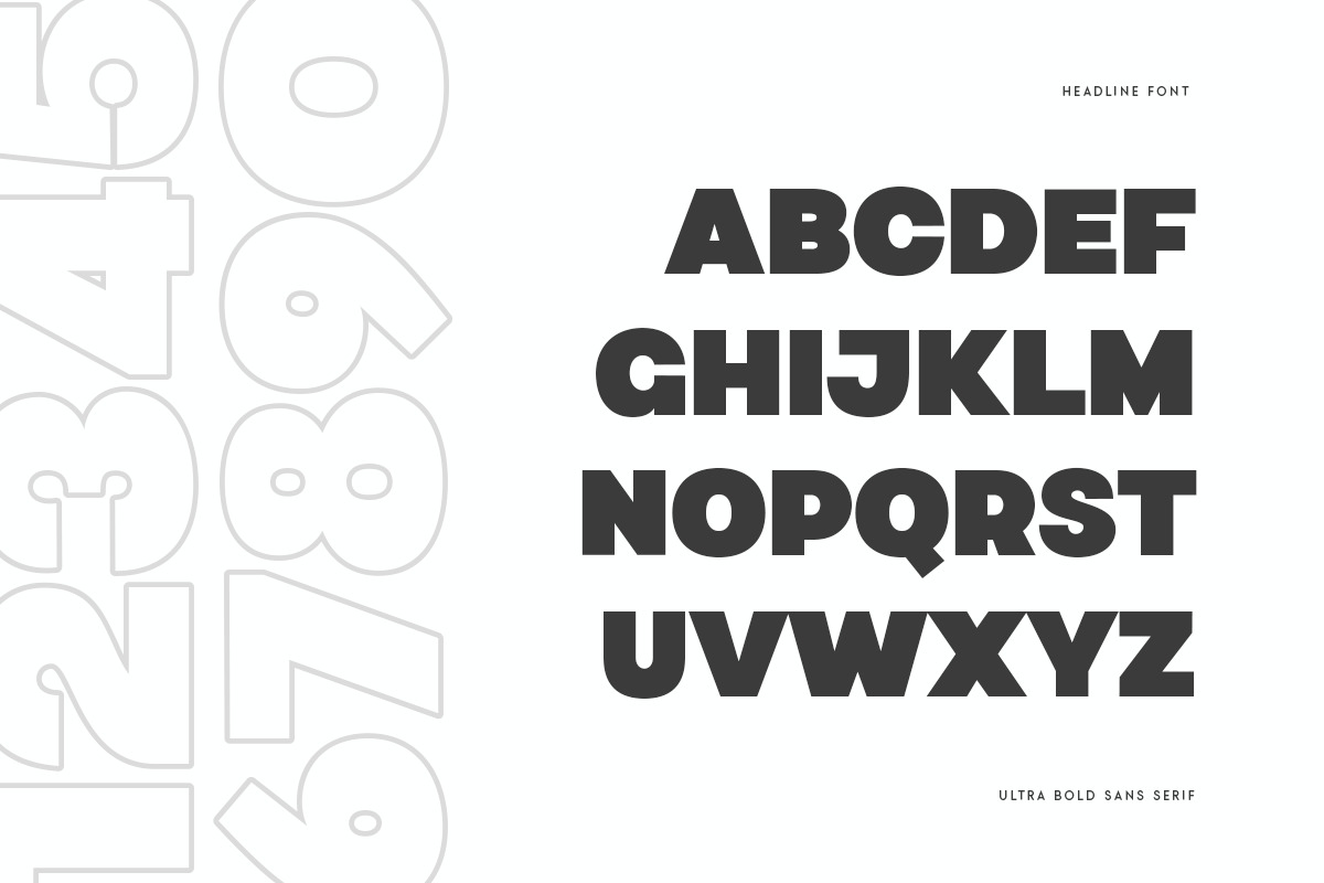 HEADLINE - Ultra Bold Sans Serif HEADLINE - Ultra Bold Sans Serif