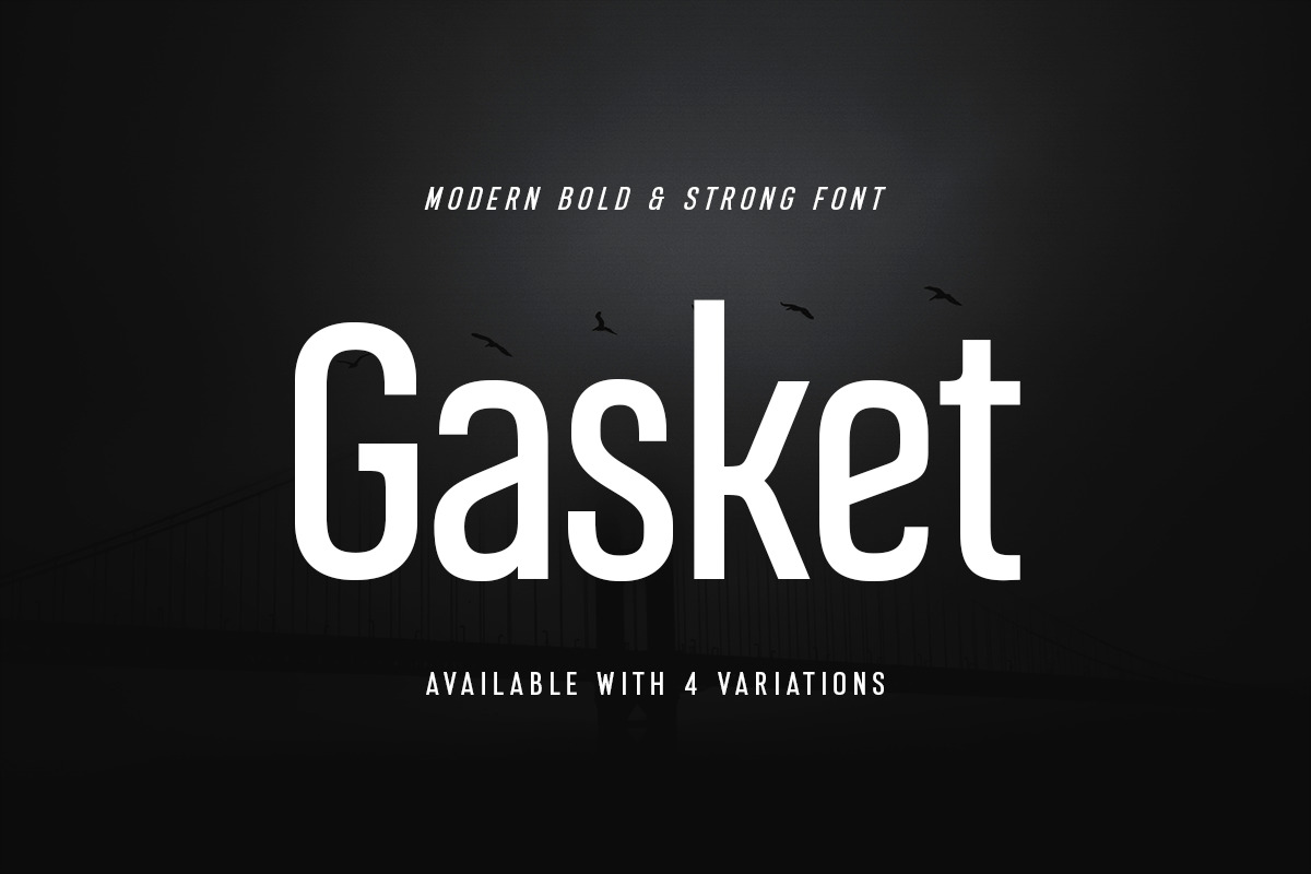 Gasket - Modern Corporate Condensed Sans Serif Gasket - Modern Corporate Condensed Sans Serif