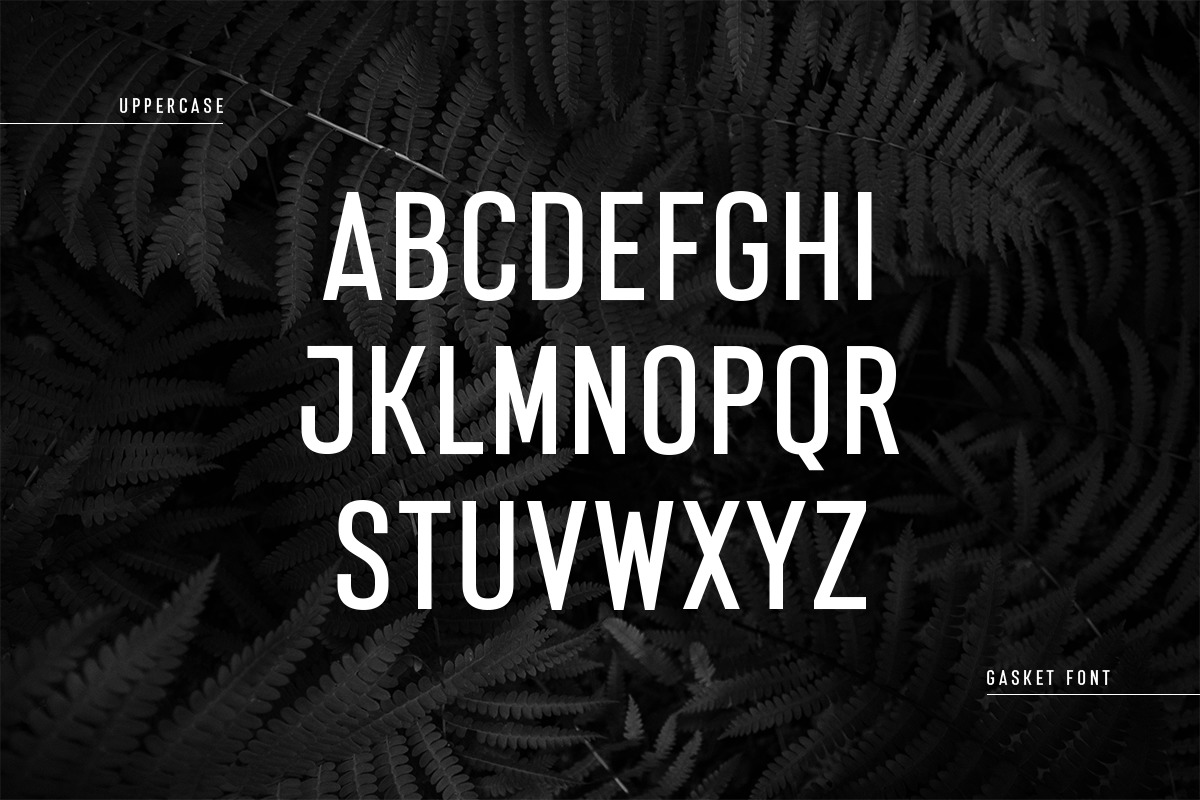 Gasket - Modern Corporate Condensed Sans Serif Gasket - Modern Corporate Condensed Sans Serif