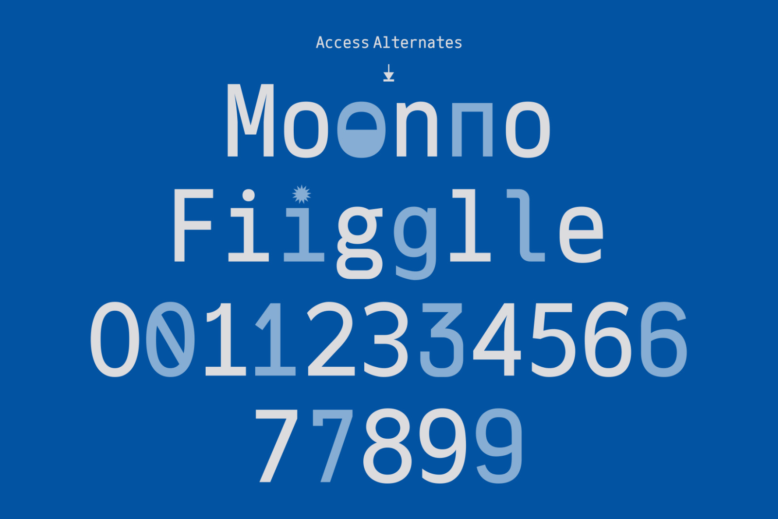 Mono Figle Font Mono Figle Font