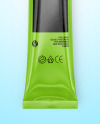 Glossy Stick Sachet Mockup