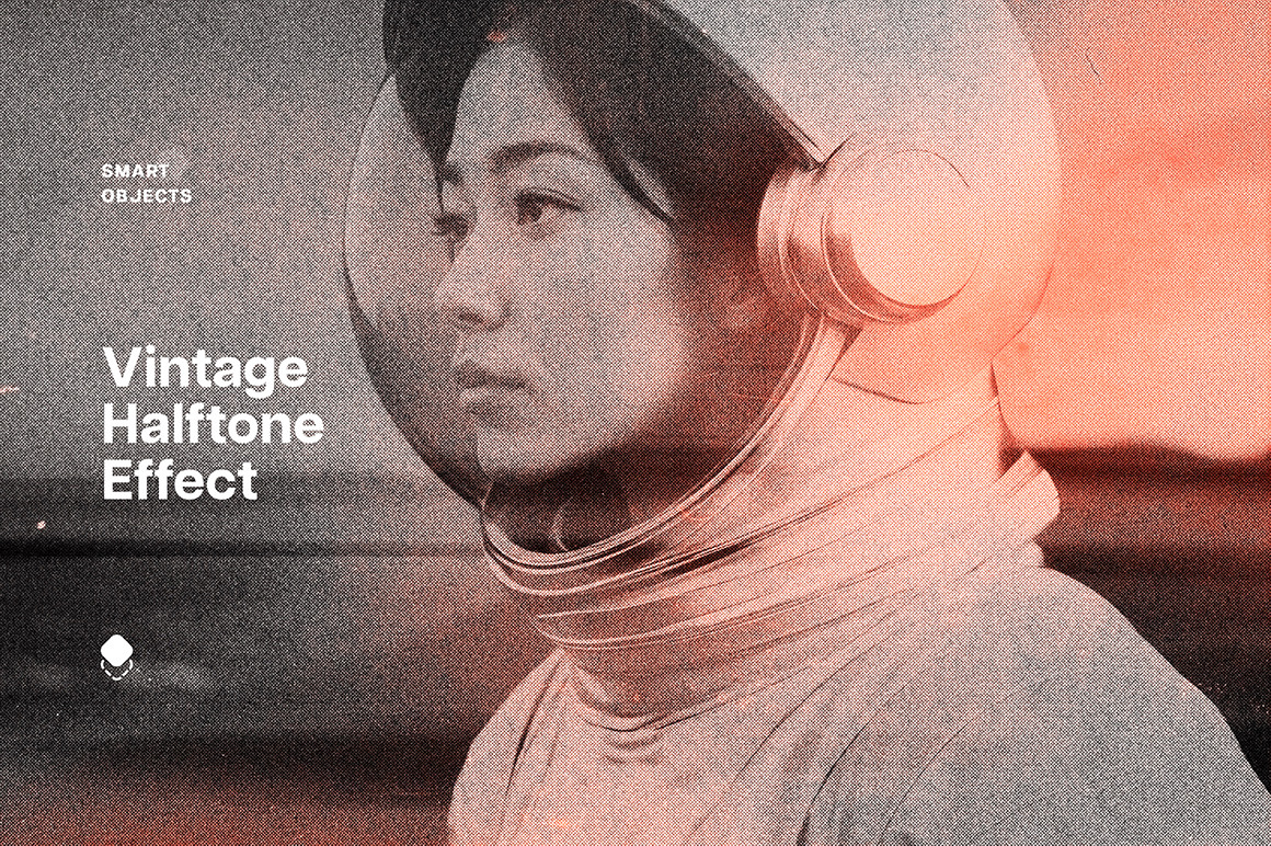 Vintage Halftones Photo Effect Vintage Halftones Photo Effect