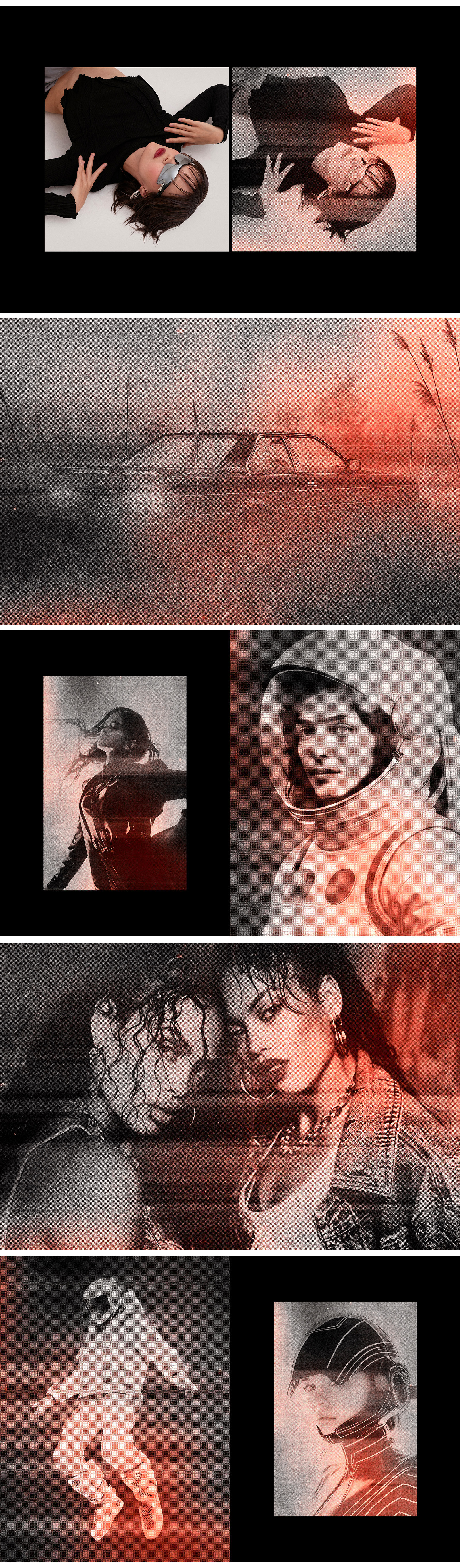 Vintage Halftones Photo Effect Vintage Halftones Photo Effect