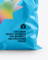 Plastic Shopping Bag with Handles Mockup