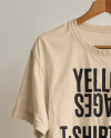 T-Shirt with Wooden Hanger Hanging on a Tree Branch Mockup