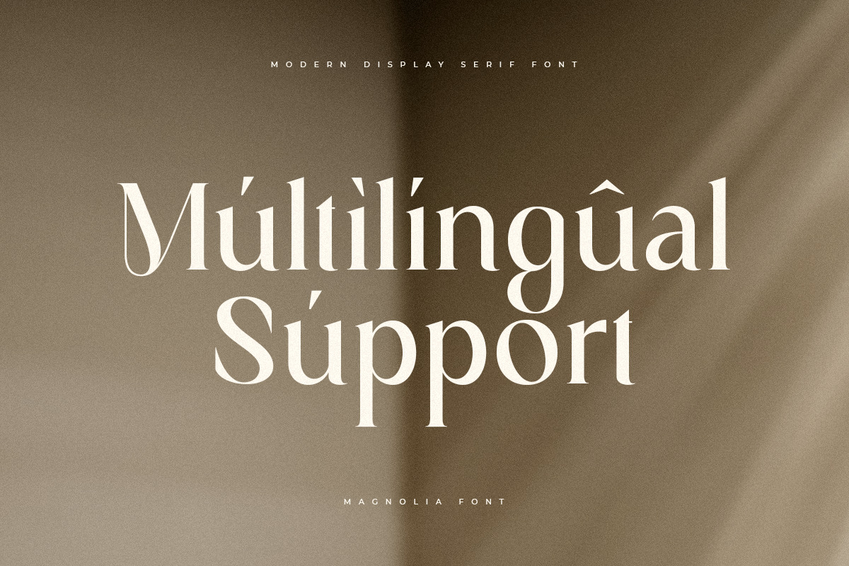 Magnolia - Modern Display Serif Font Magnolia - Modern Display Serif Font