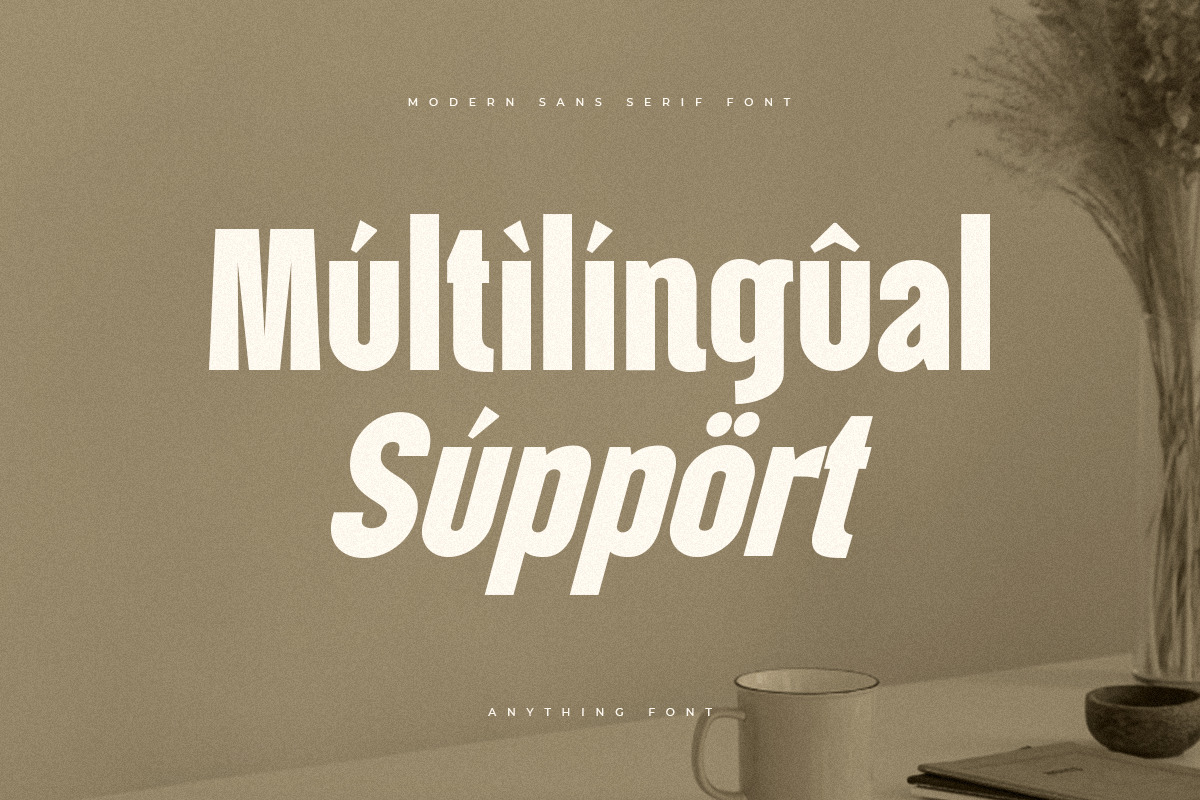 Anything - Inspired by Helvetica Font Anything - Inspired by Helvetica Font
