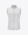Glossy Quilted Vest Mockup