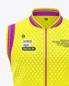 Glossy Quilted Vest Mockup