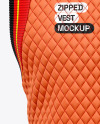 Matte Quilted Vest Mockup