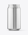 330ml Metallic Drink Can Mockup