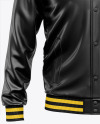 Leather Varsity Jacket