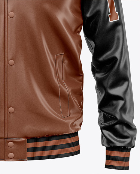 Leather Varsity Jacket
