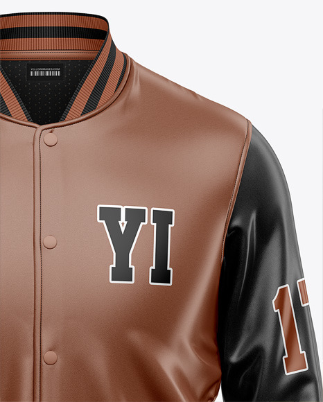 Leather Varsity Jacket