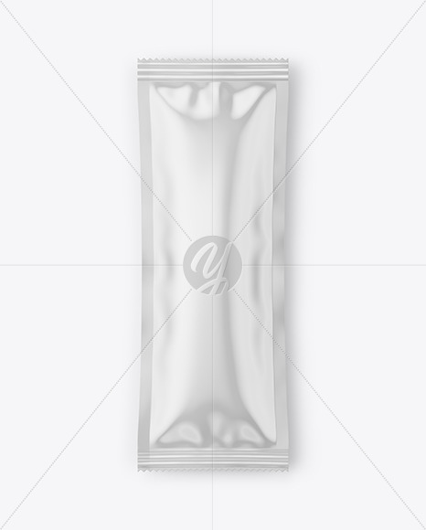 Glossy Sachet Mockup