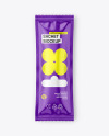 Glossy Sachet Mockup