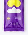 Glossy Sachet Mockup