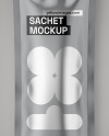Glossy Sachet Mockup