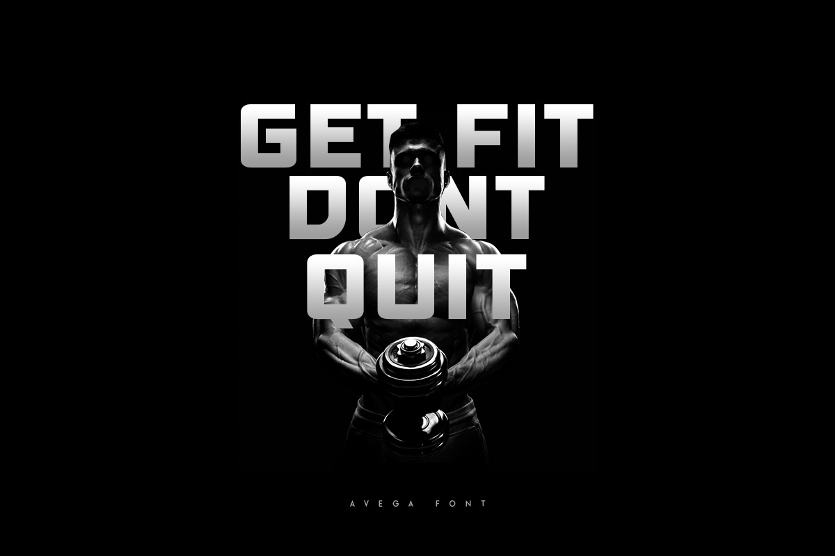 AVEGA - Modern Sport Font AVEGA - Modern Sport Font