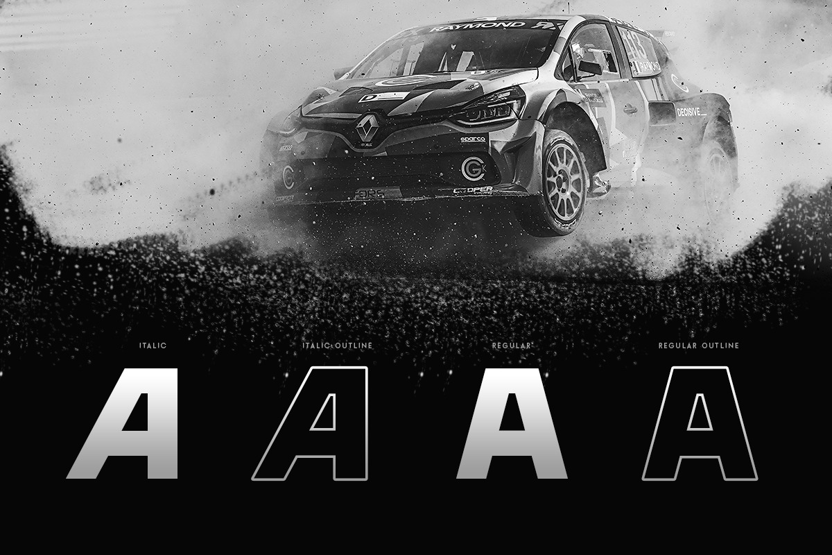 AVEGA - Modern Sport Font AVEGA - Modern Sport Font