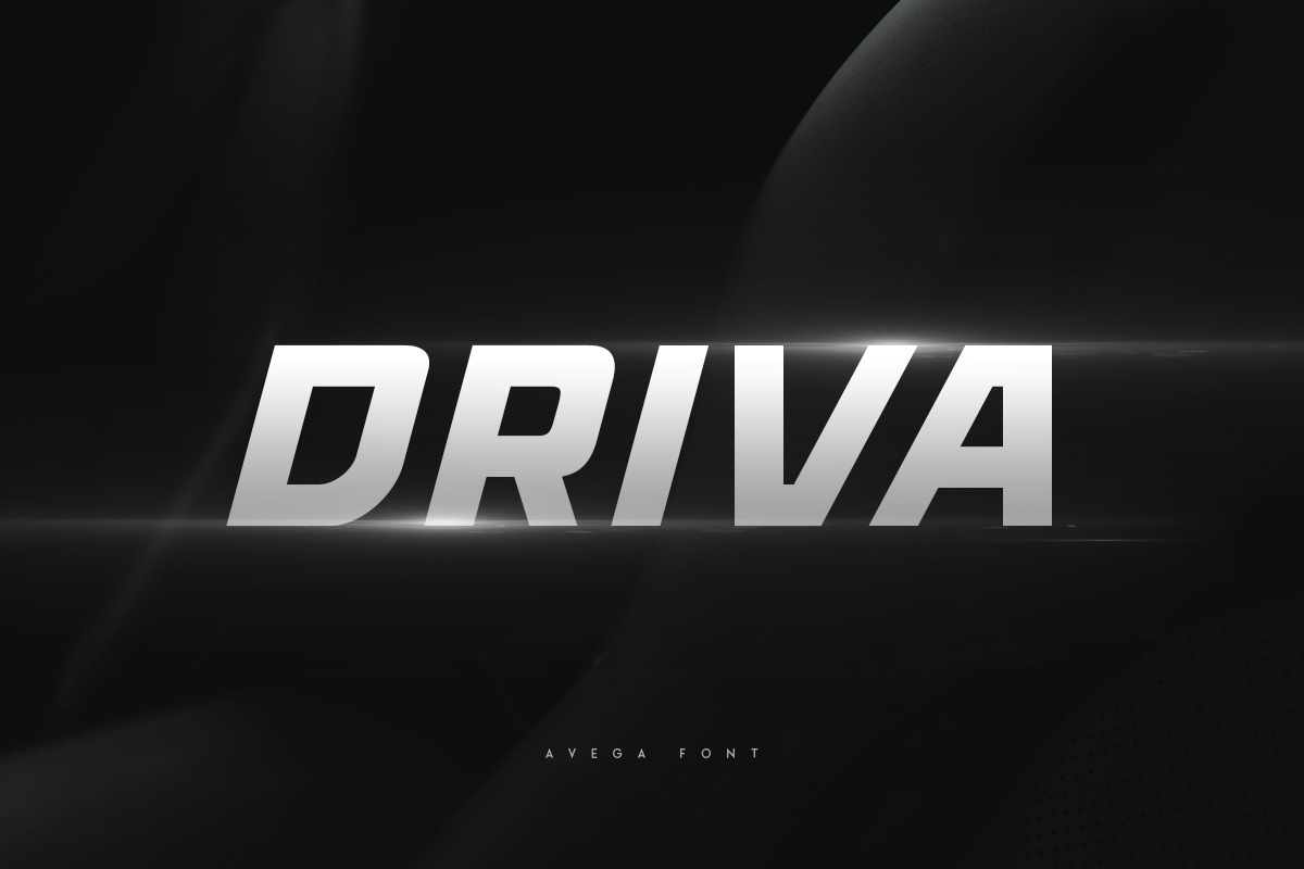 AVEGA - Modern Sport Font AVEGA - Modern Sport Font