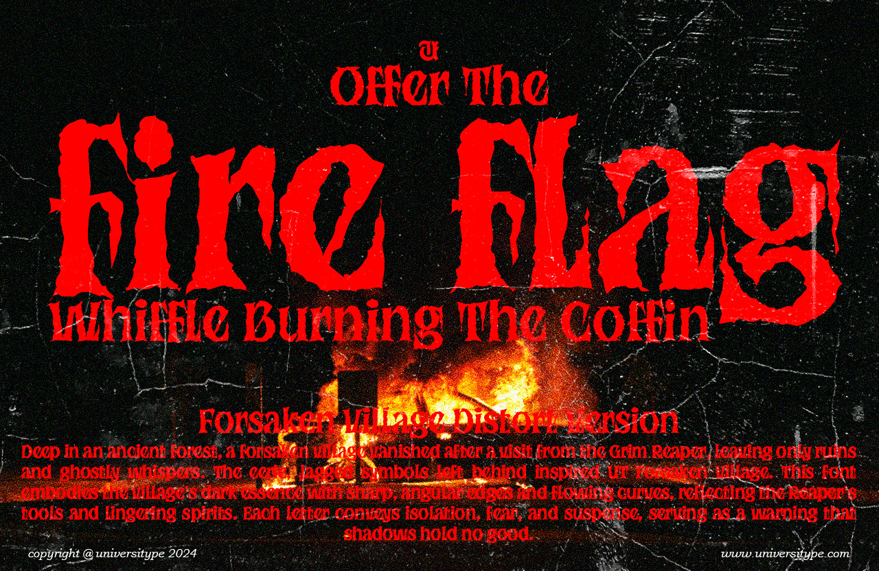 UT Forsaken Village - An Experimental Serif Font UT Forsaken Village - An Experimental Serif Font