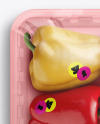 Tray With Peppers Mockup