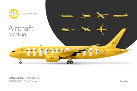 Aircraft Mockup Set - Flight