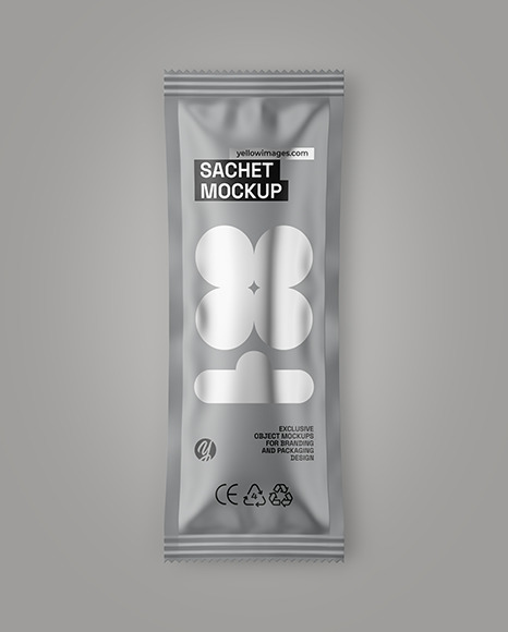 Matte Sachet Mockup