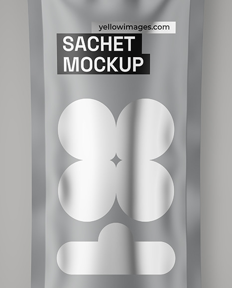 Matte Sachet Mockup
