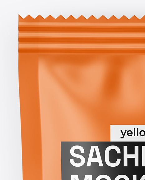 Matte Sachet Mockup