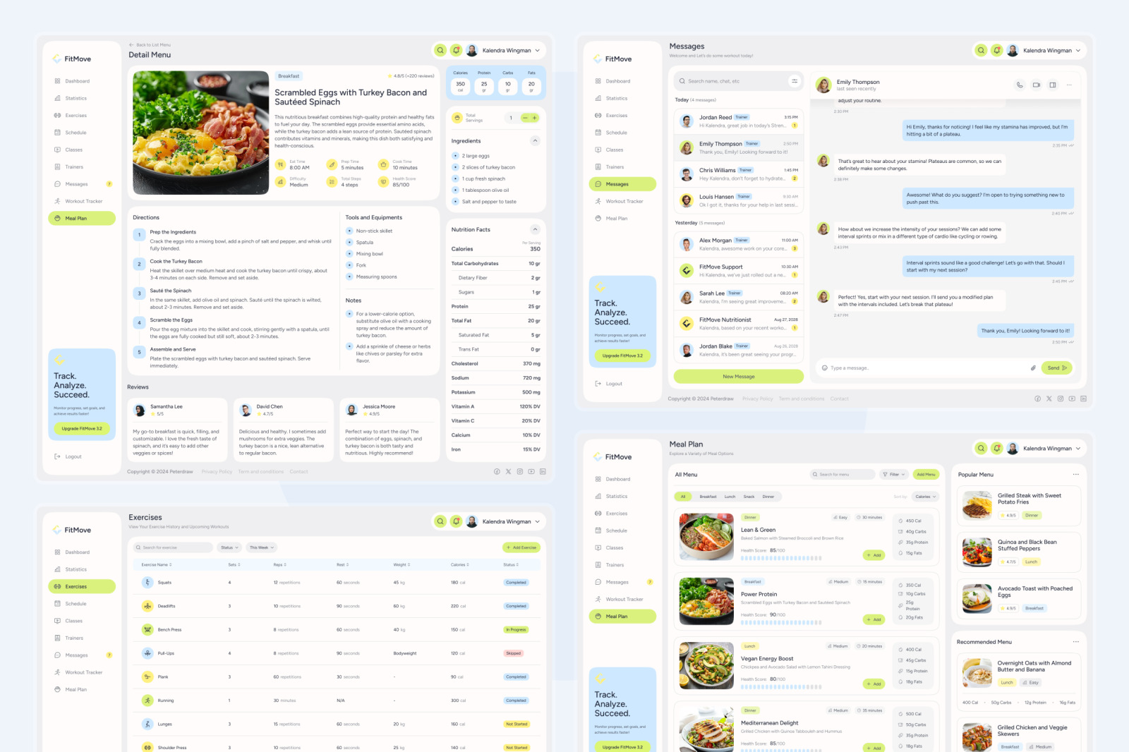 FitMove - Fitness Dashboard FitMove - Fitness Dashboard