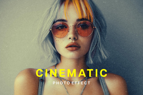 Speckled Cinematic Photo Effect - Blurry