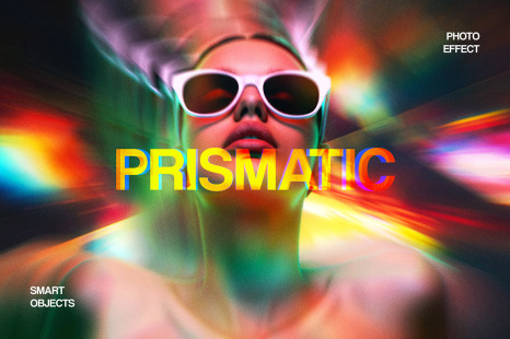 Bright Prism Photo Effect - Distort