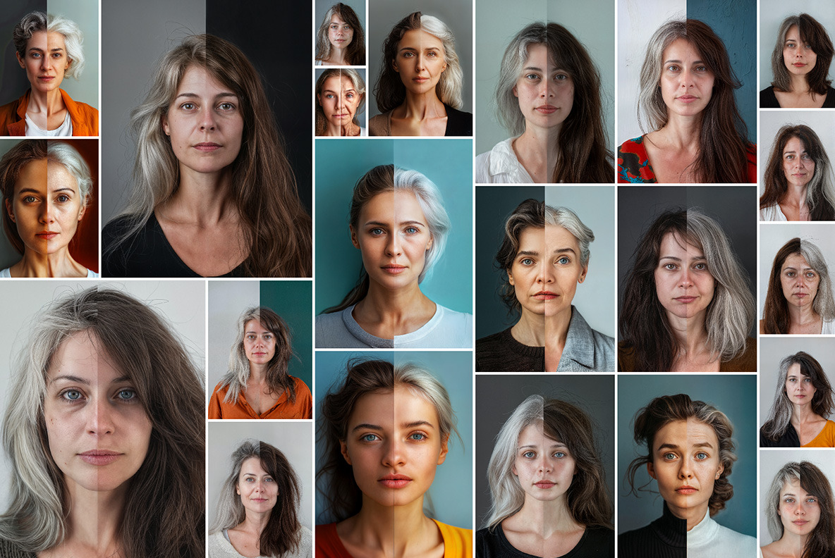 Split faces - 86 images Split faces - 86 images