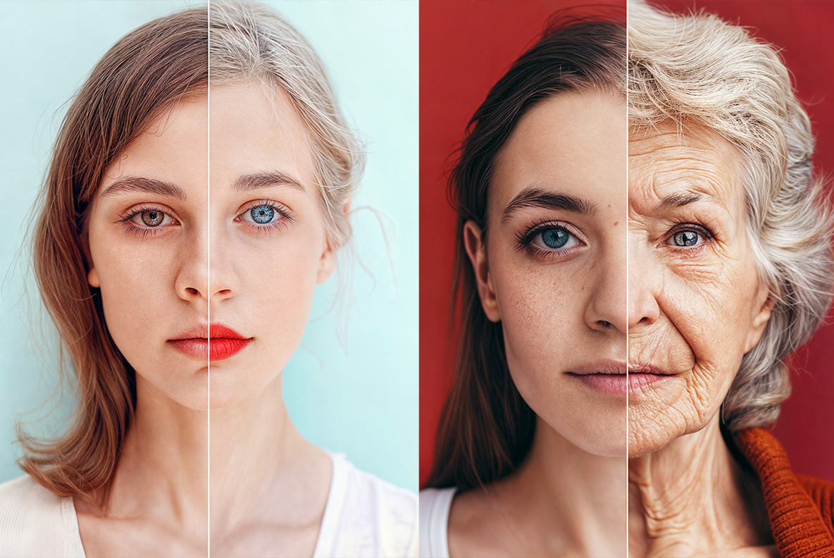 Split faces - 86 images Split faces - 86 images