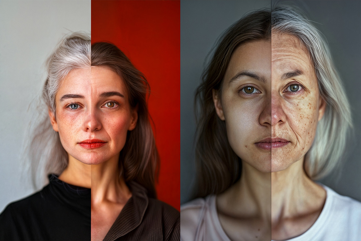Split faces - 86 images Split faces - 86 images