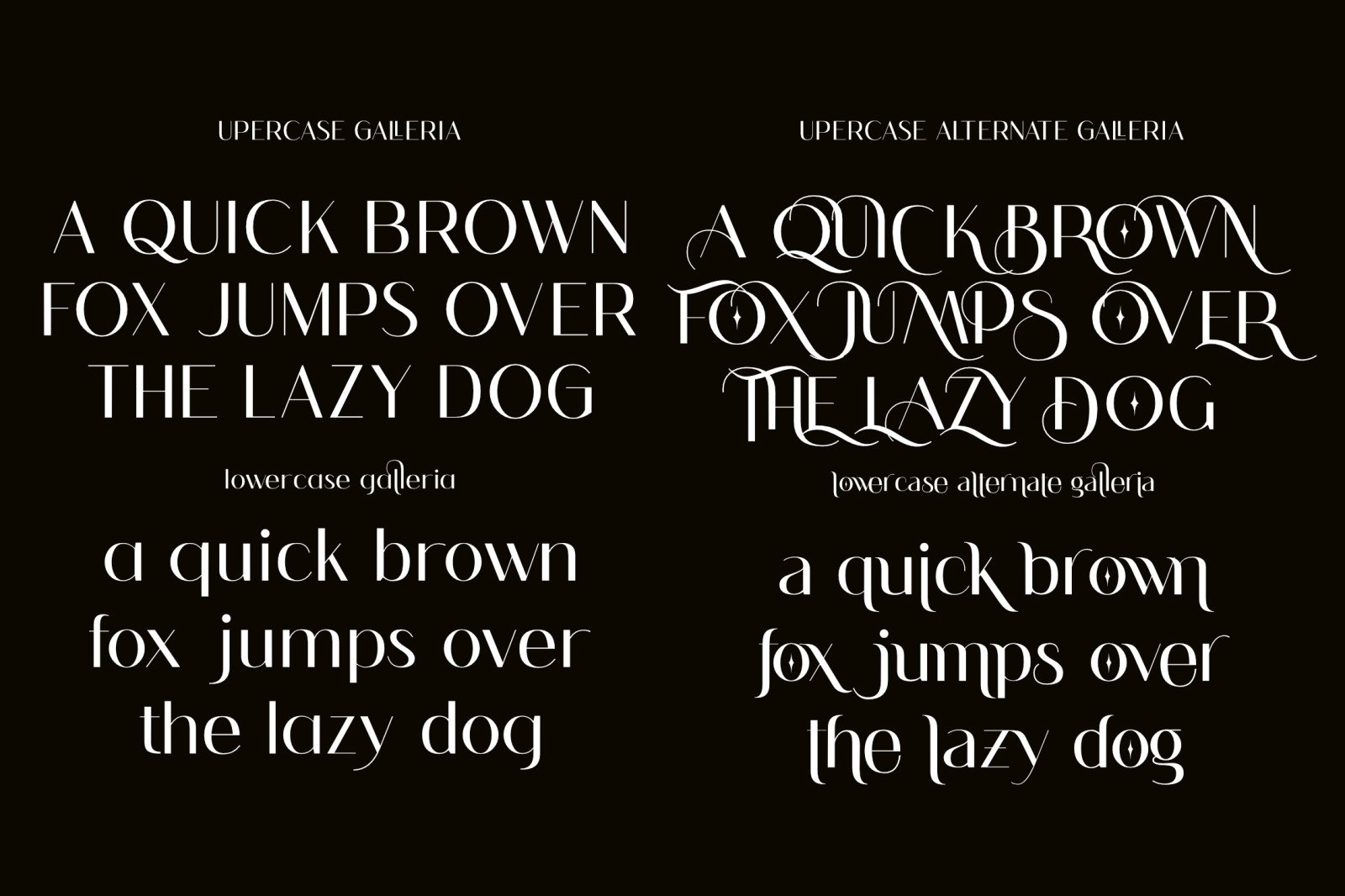 Galleria - An unique variable sans Galleria - An unique variable sans
