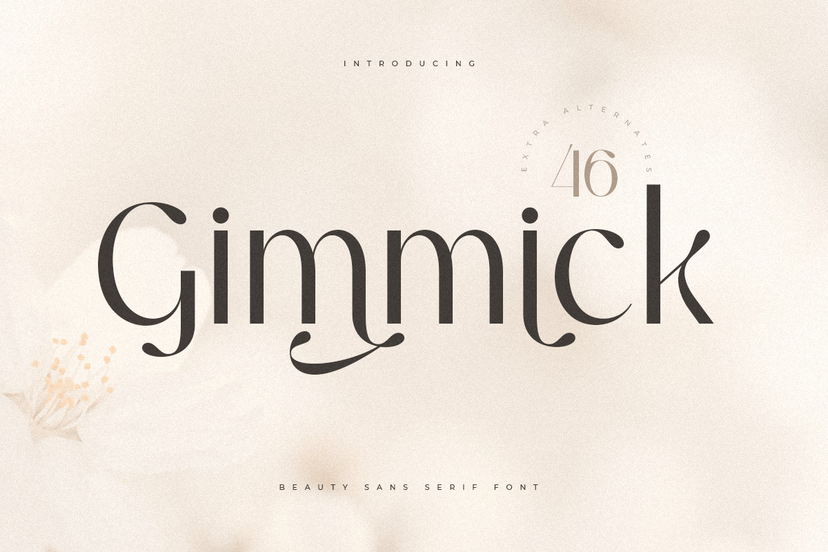 Gimmick - Beauty Sans Serif Font Gimmick - Beauty Sans Serif Font