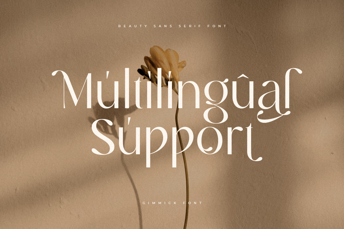 Gimmick - Beauty Sans Serif Font Gimmick - Beauty Sans Serif Font