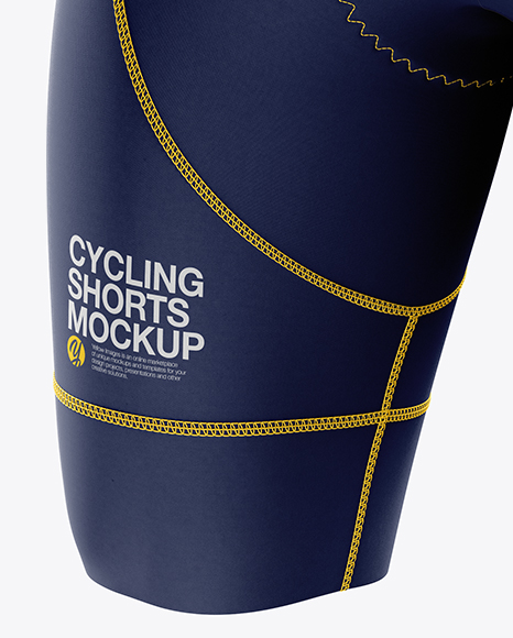 Men’s Cycling Shorts v2 mockup (Half Side View)