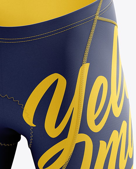 Men’s Cycling Shorts v2 mockup (Half Side View)