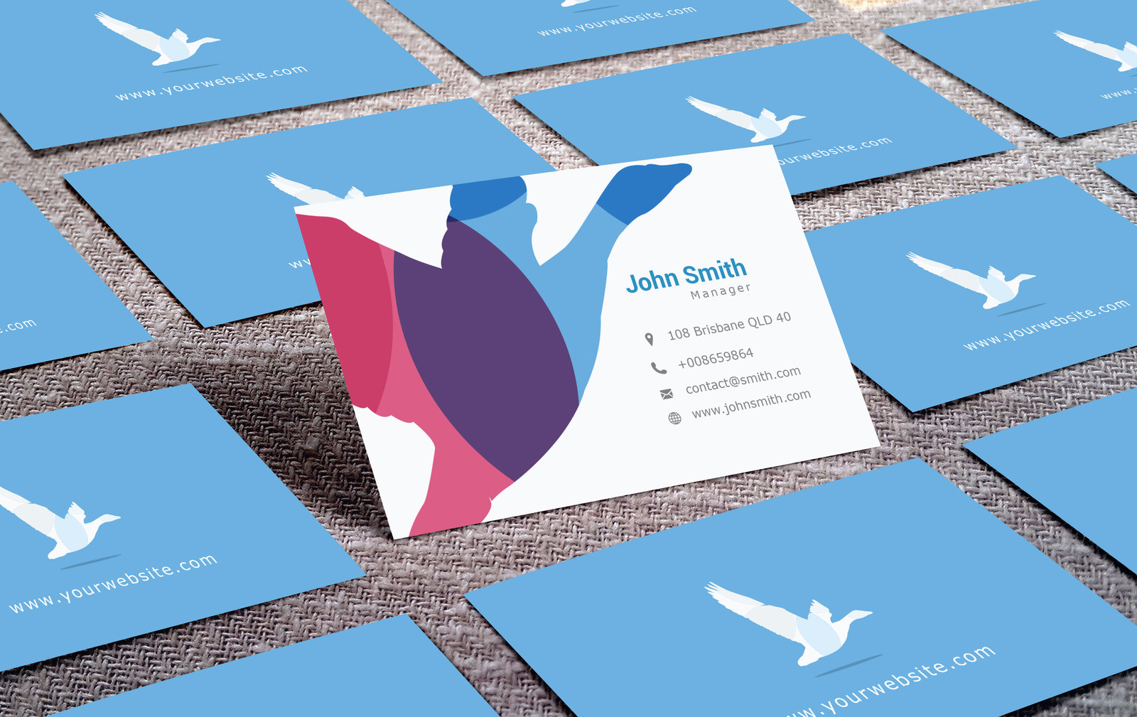 Business card mock up Business card mock up