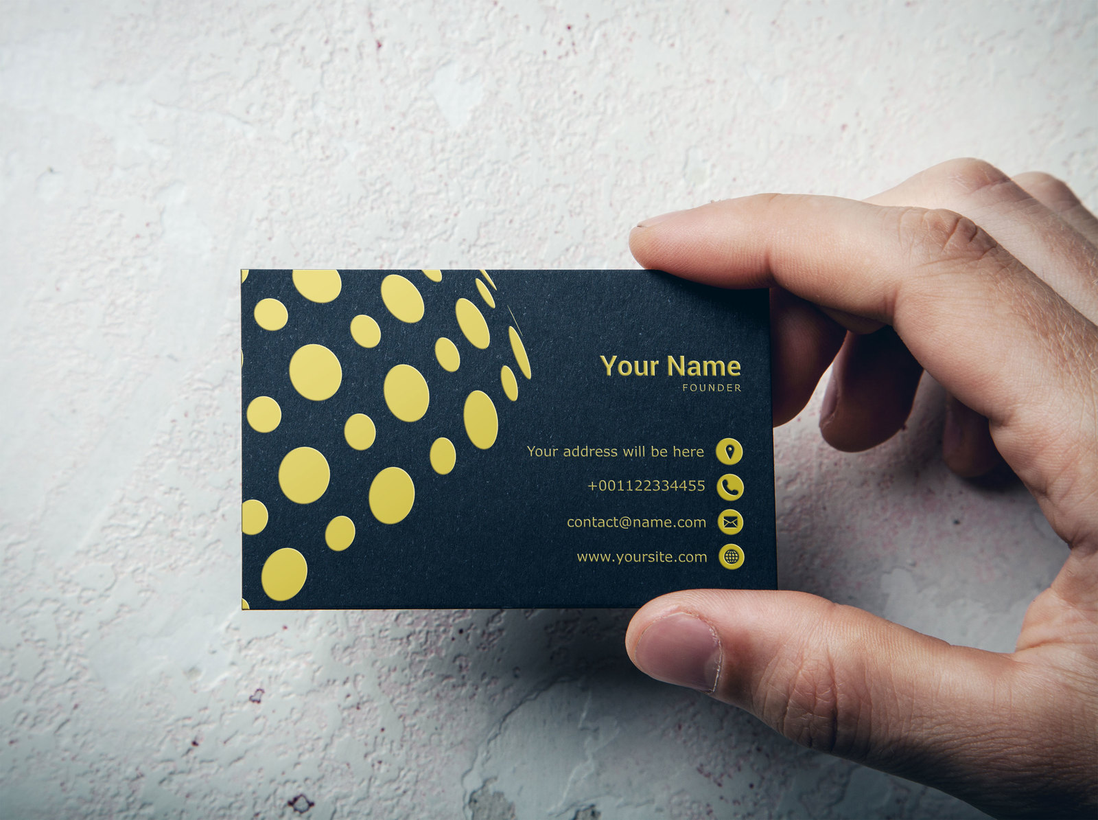 Business card mock up