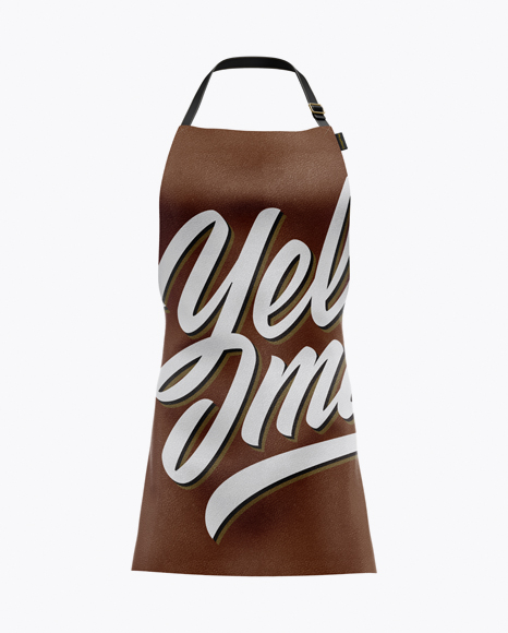 Leather Apron Mockup - Front View