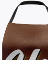 Leather Apron Mockup - Front View